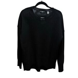 TAHARI NWT Black 100% Cashmere Sweater Size Medium